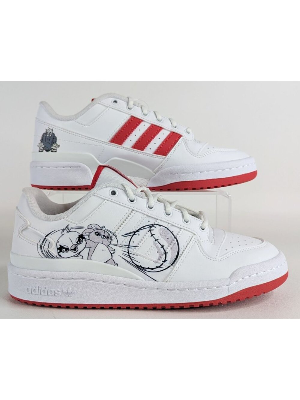 Adidas X Disney Pixar Forum Low -Lotso & Friends White Red GX0991 Mens Size 8
